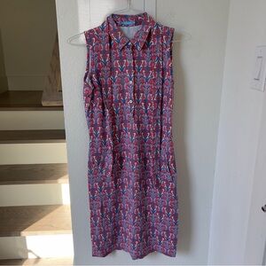 J McLaughlin Catalina Collared Sleeveless Mini Dress